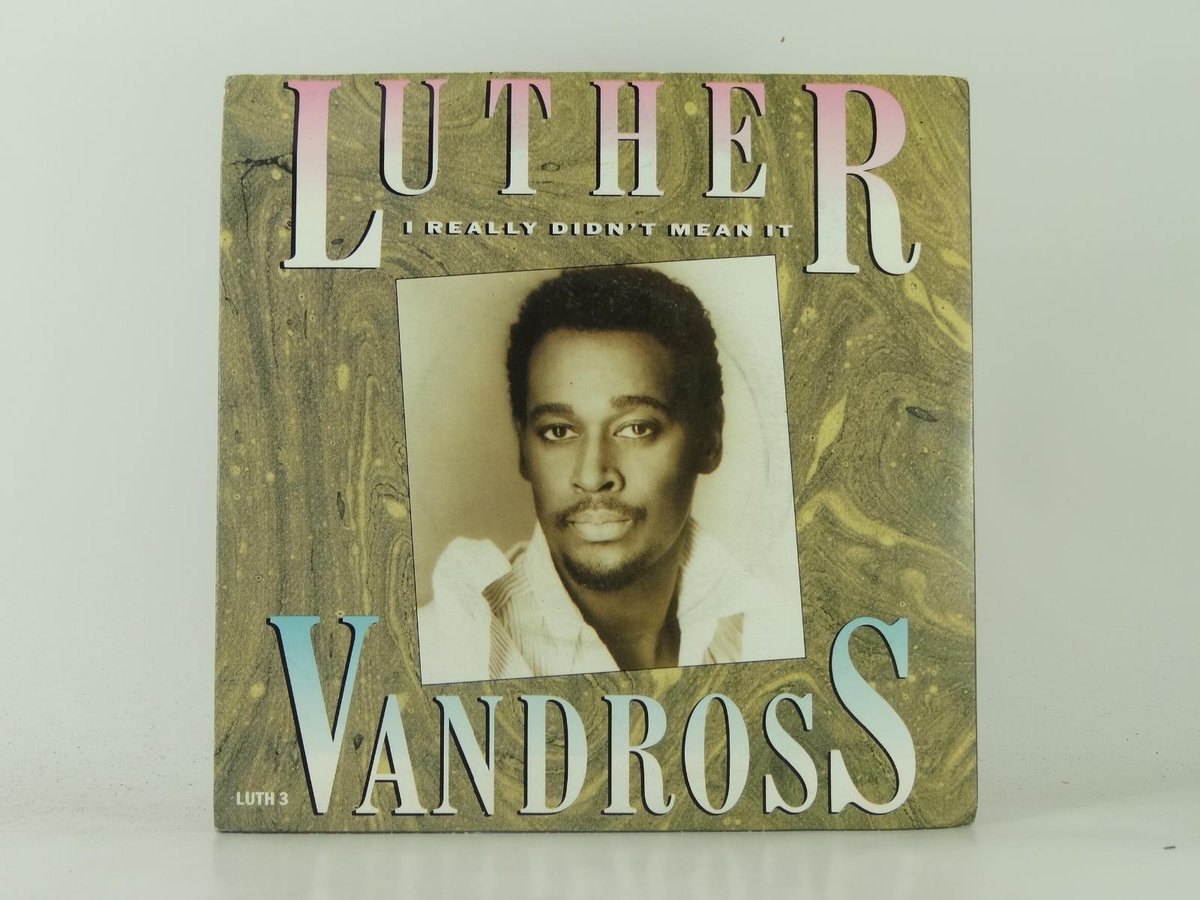 LUTHER VANDROSS I REALLY DIDN'T MEAN IT (46) 2 Track 7" Single plus Picture Slee