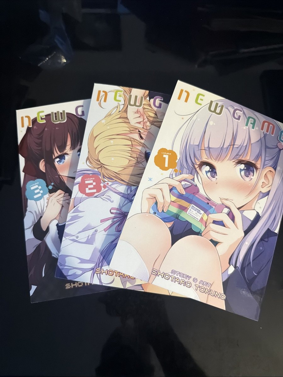 Gioco Nuovo! Manga Vol 1-3 Inglese Sette Mari Shotaro Tokuno