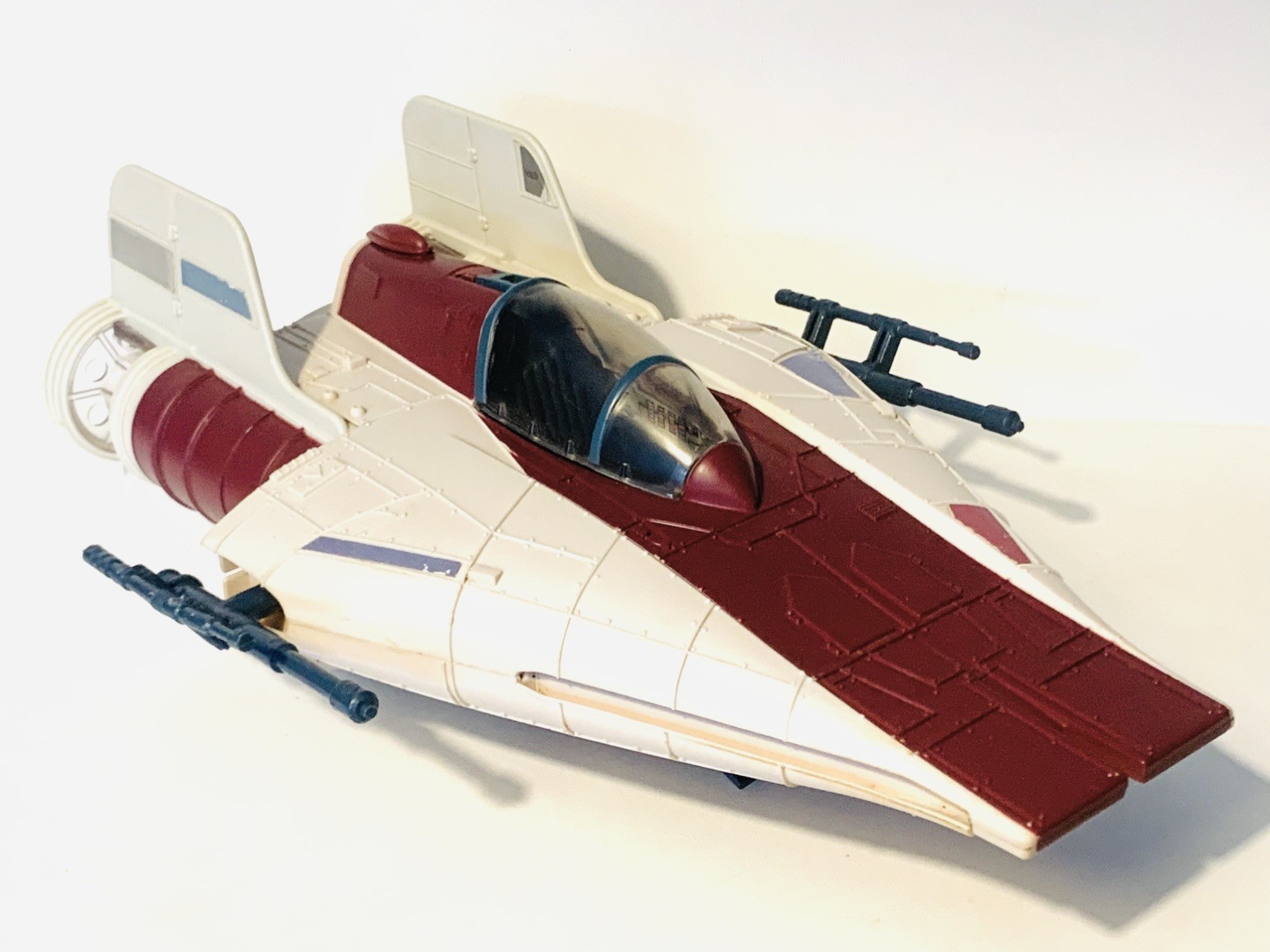 Vintage Star Wars raro droidi POTF cartone animato caccia ad ala A completo ottimo 