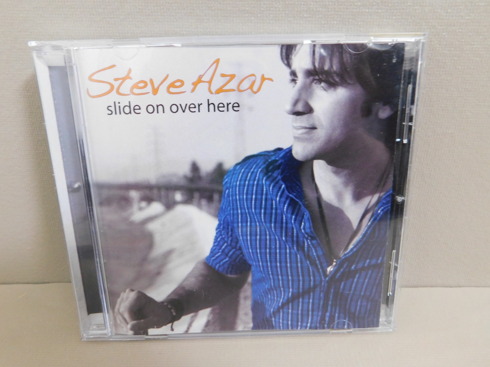 Steve Azar  SLIDE ON OVER HERE - Audio CD By Steve Azar Disc VGC Clean Tested