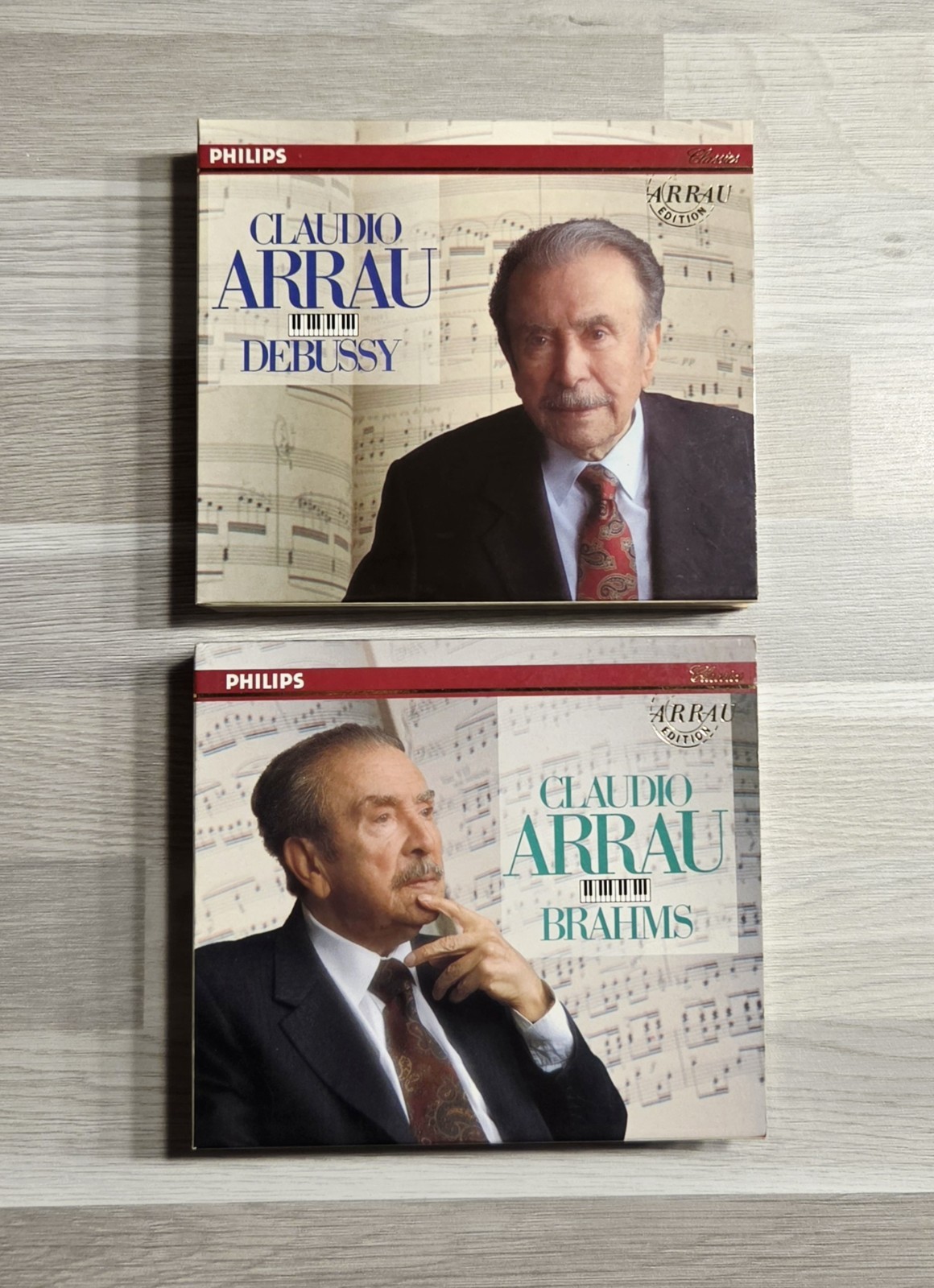 *RARE* Arrau Edition - Debussy & Brahms Sets, 5xCDs, With Booklet & Slipcase 