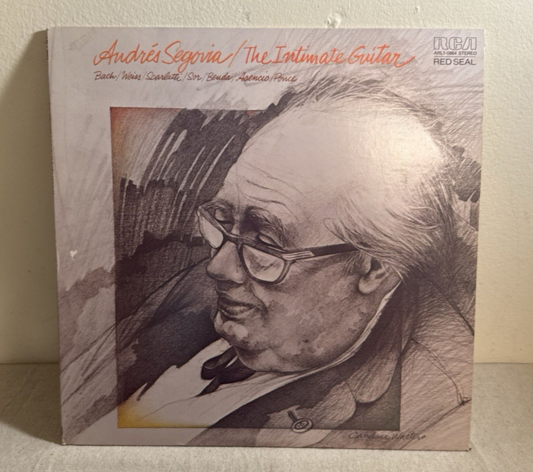 Andrés Segovia – The Intimate Guitar 1975 VINYL LP repress RCA REDSEAL ARL1-0864