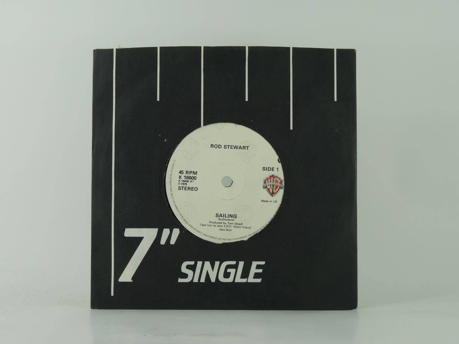 ROD STEWART SAILING (11) 2 Track 7" Single including Picture Sleeve WARNER BROS 
