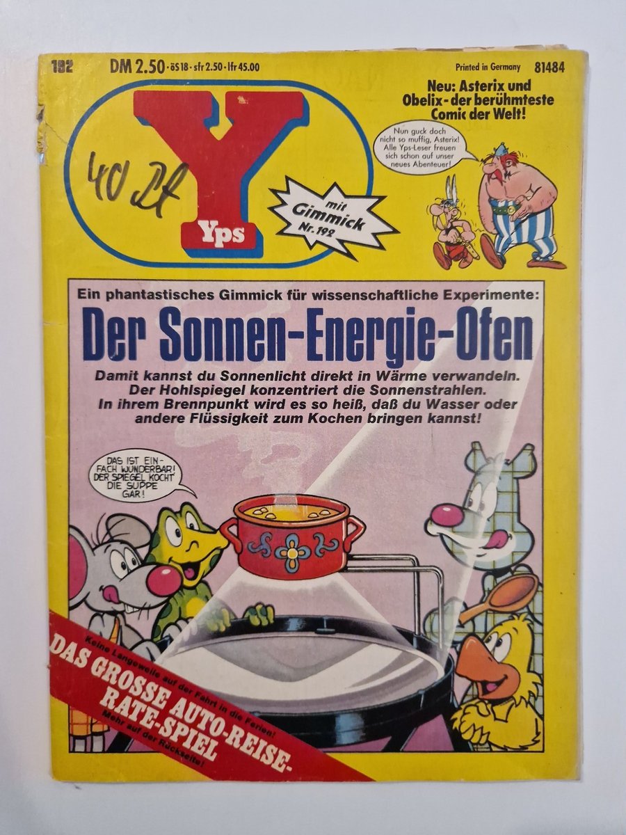 Quaderno YPS n.192 senza espediente, con Asterix, Robin Ausdewald, Pif ed Ercole