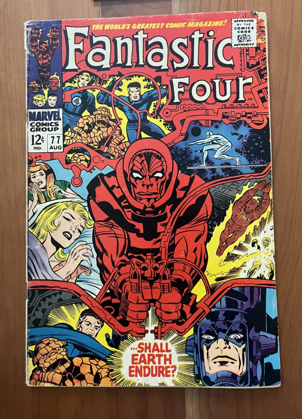 Fantastici Quattro #77: Ottimo VG Marvel 1968
