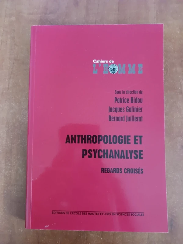 Anthropologie et psychanalyse - Regards croisés Patrice Bidou 9782713220661