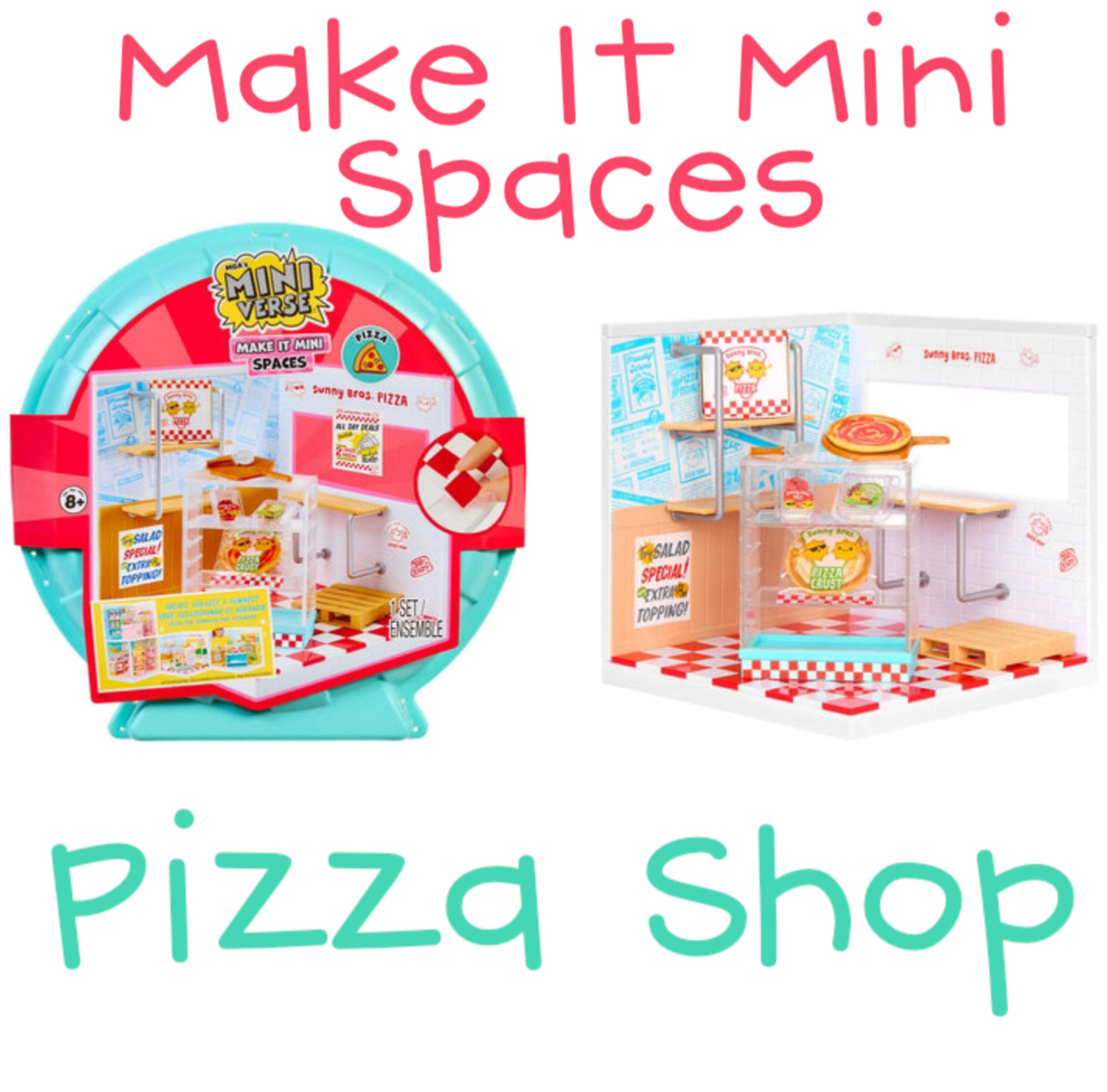 MGA Miniverse Make It Mini Spazi PIZZA SHOP Set Costruzioni NUOVO SIGILLATO Ottimo REGALO
