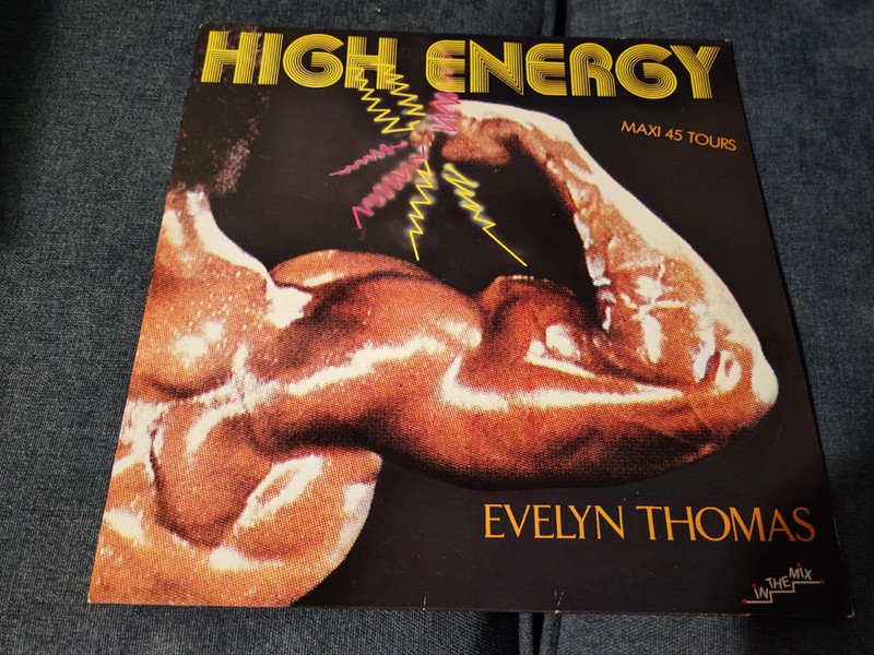 Vinyle Maxi 45 Tours Evelyn Thomas - High Energy 1984 vg+