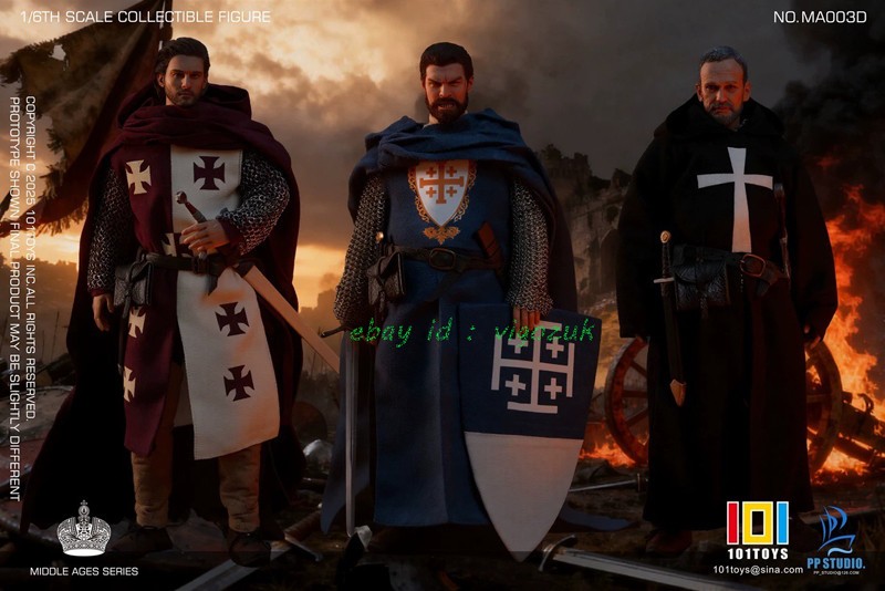 101TOYS × PP STUDIO MA003D 1/6 Modellino Regno dei Cieli Cavalieri di Gerusalemme