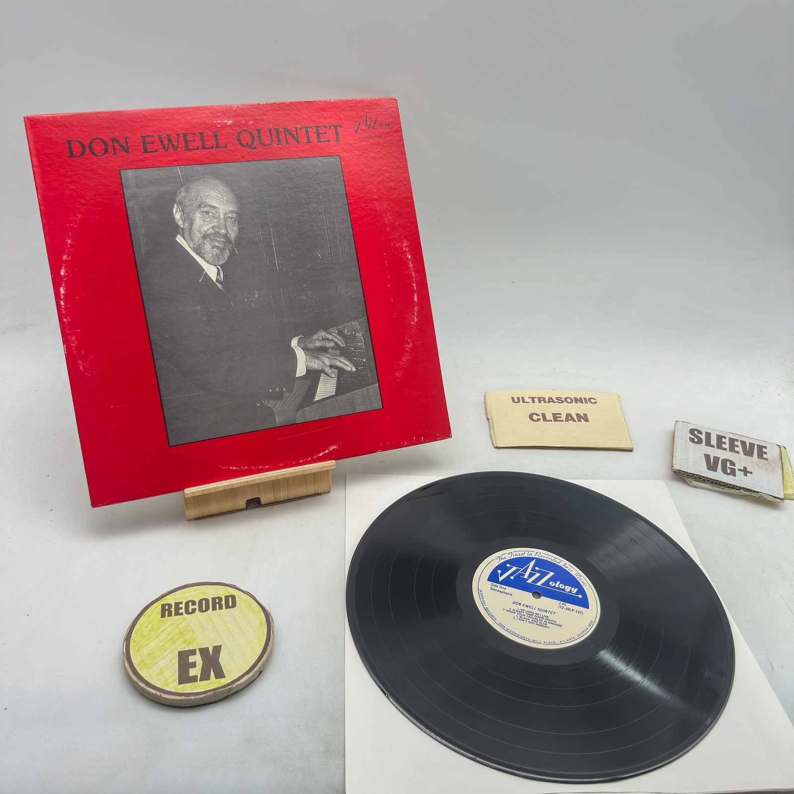 Don Ewell- Don Ewell Quintet EX/VG+ Ultrasonic Clean 1982 Vinyl Record