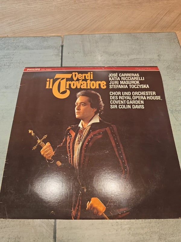 verdi il trovatore vinyl Schallplatte selten Sammlung rar