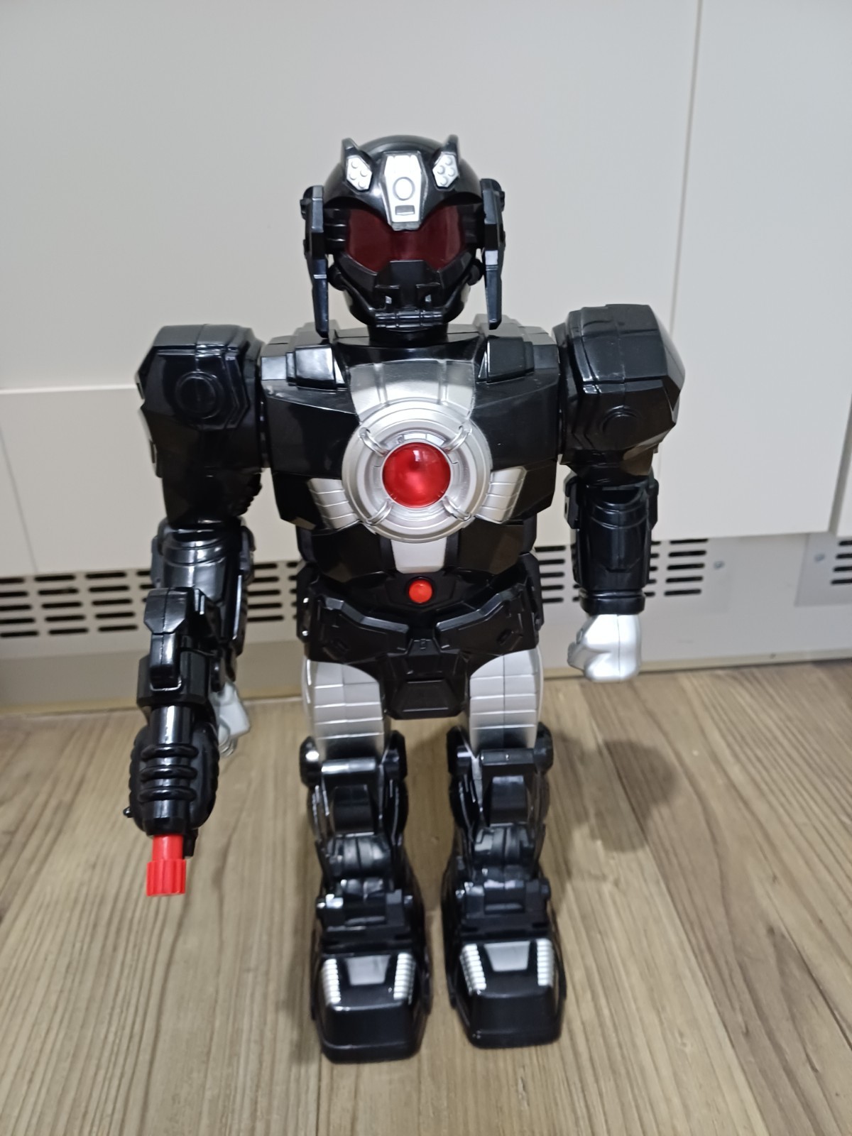 Cybotronix by TJ Morris Motorized Attack Robo Squad Blue ROBOT Figura a piedi 🤖
