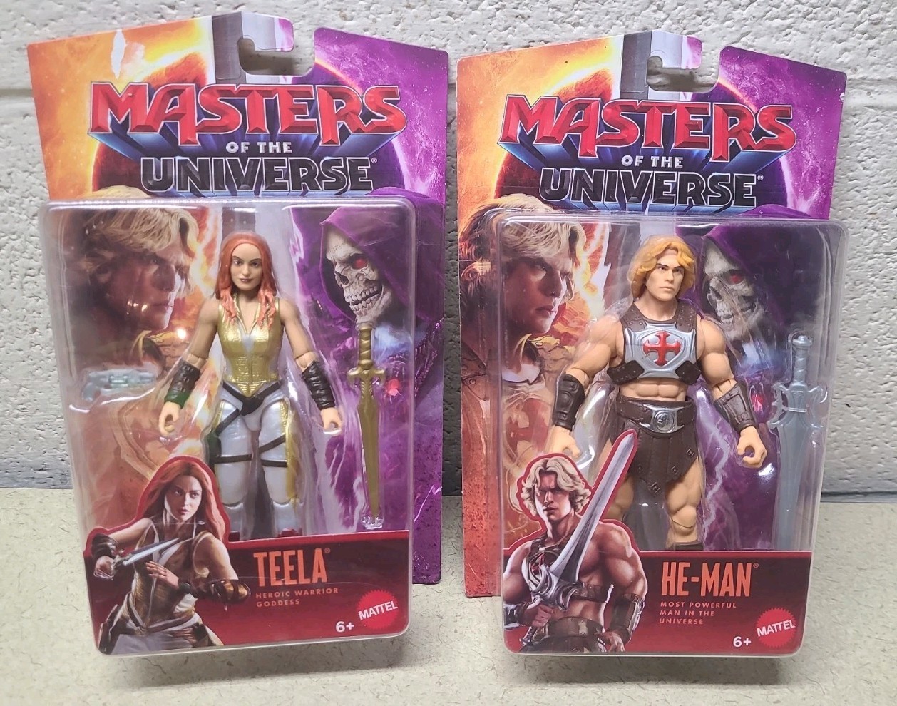 Masters Of The Universe He-man Teela 2026 Movie Acrion Figures Combo - SEALED!