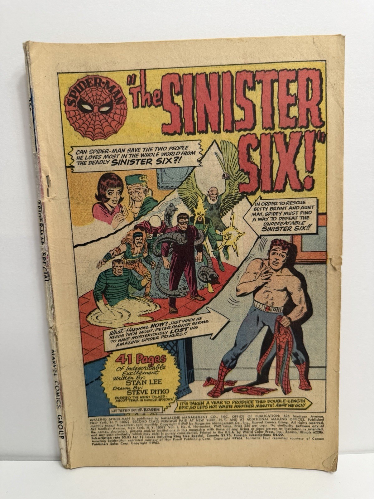 The Amazing Spider-Man Annual #6 (Marvel Comics novembre 1969)