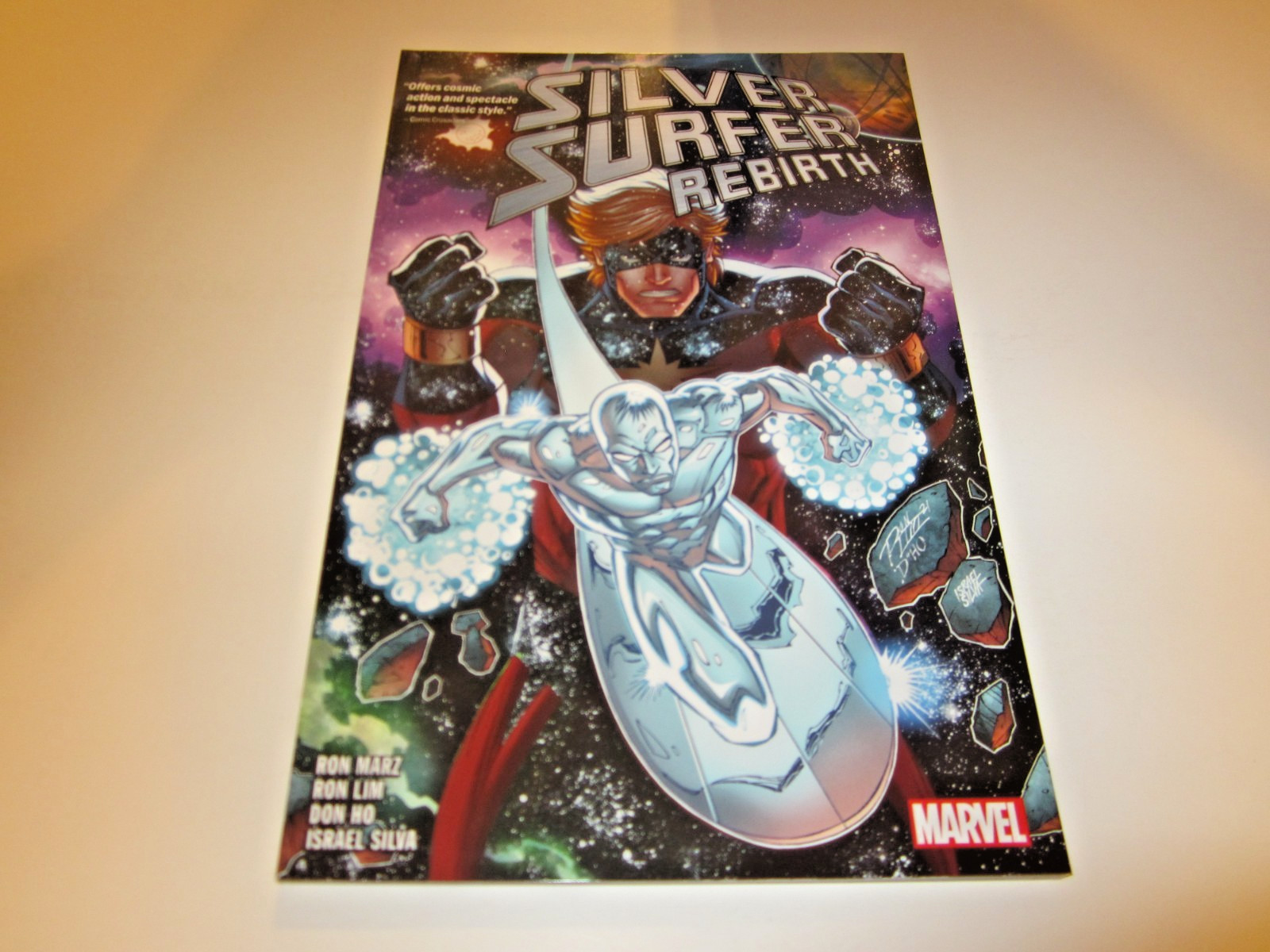 Silver Surfer Rebirth TPB 2022, 1a stampa, quasi nuovo, Thanos, Galactus, Captain Marvel