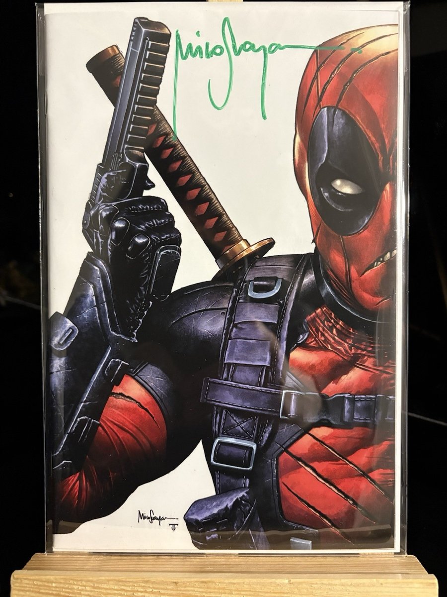 DEADPOOL #9 FIRMATO DA MICO SUAYAN NYCC ESCLUSIVO White DEADPOOL Secret Drop