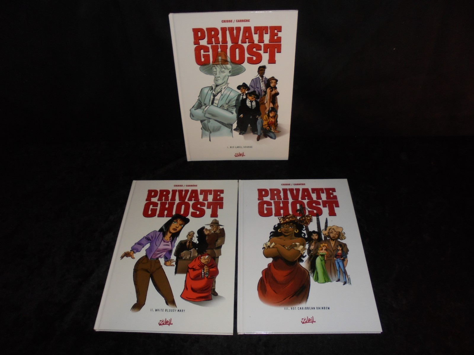 Crisse / Carrère : Cycle Private ghost 1 à 3 Editions Soleil