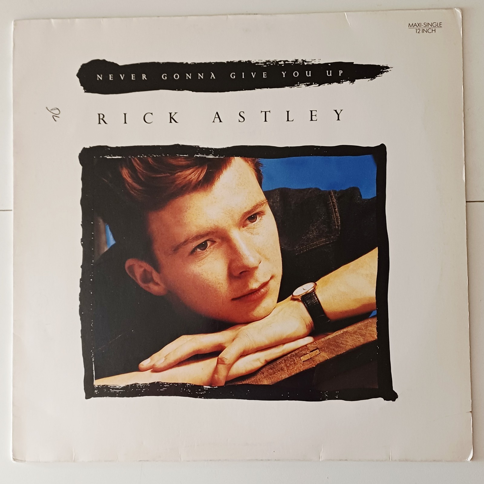 Rick Astley "Never Gonna Give You Up", Vinyl MAXI 45t, 1987 TBE