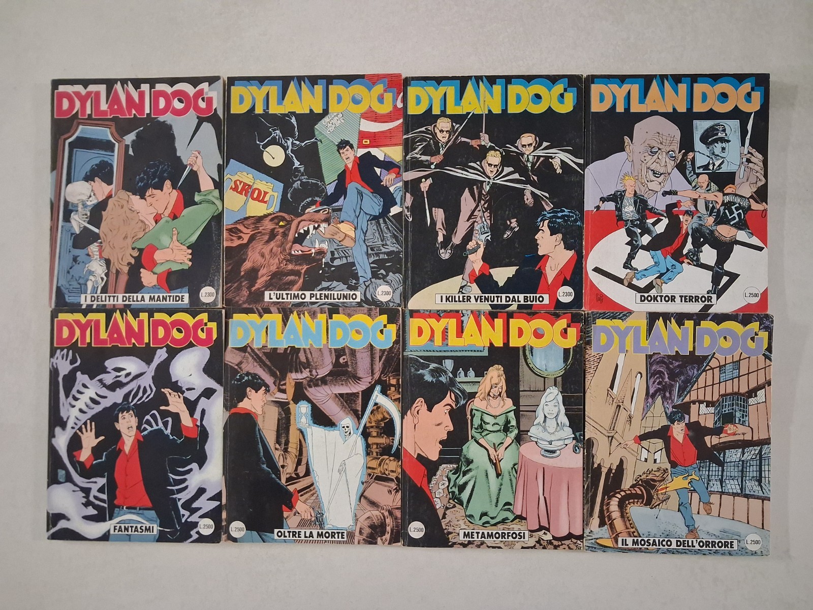 Lotto 8 Dylan Dog Prima Edizione - Condizioni Buone/Ottime
