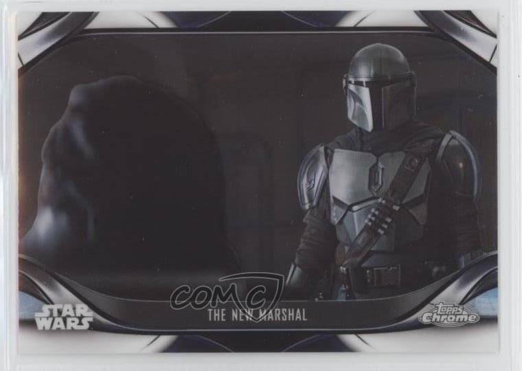 2022 Topps Chrome Star Wars Il Mandaloriano Edizione Beskar Nuovo Maresciallo 2k3