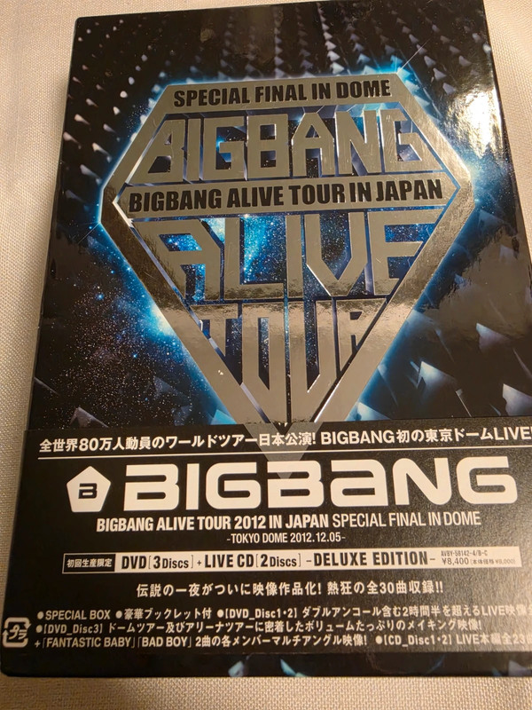 Bigbang Kpop DVD & CD alive Tour