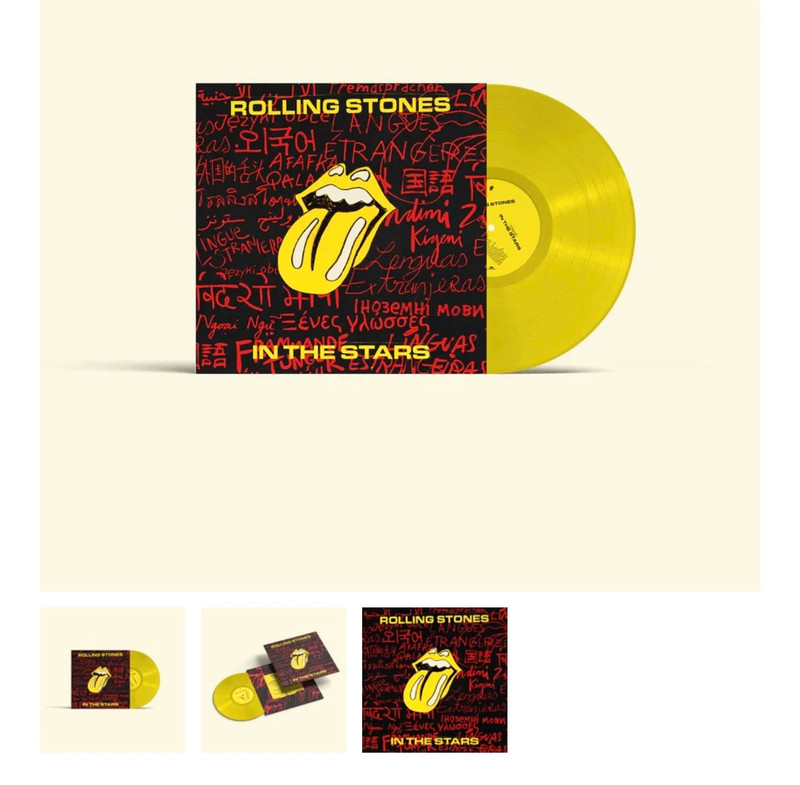 Rolling Stones - in the stars 10” vinyl geel vinyl