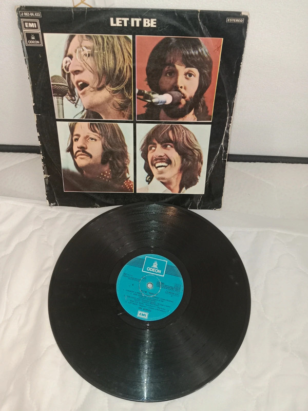 Disco de vinilo the Beatles Let it he come