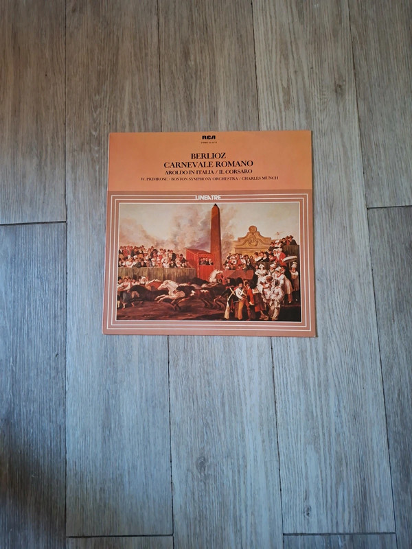 Disco "Carnevale Romano" di W. Primrose / Charles Munch / Boston Synphony Orchestra