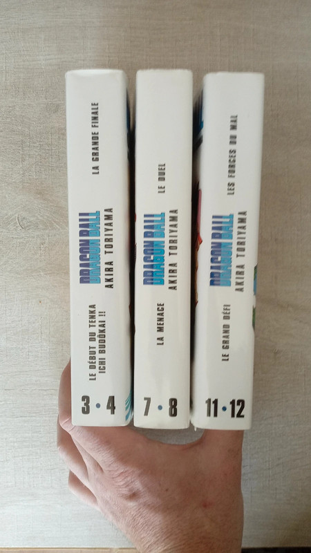 Lot de 3 tomes double dragon ball