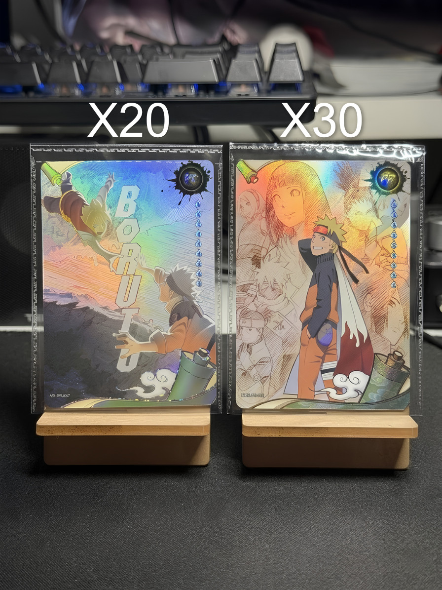 Lotto Naruto Uzumaki NRIE-PR-002 / Boruto NR-PR-057 Kayou PR carte sigillate (EN/CN)