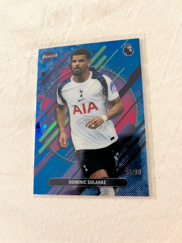 Carte foot topps finest solanke 57/99