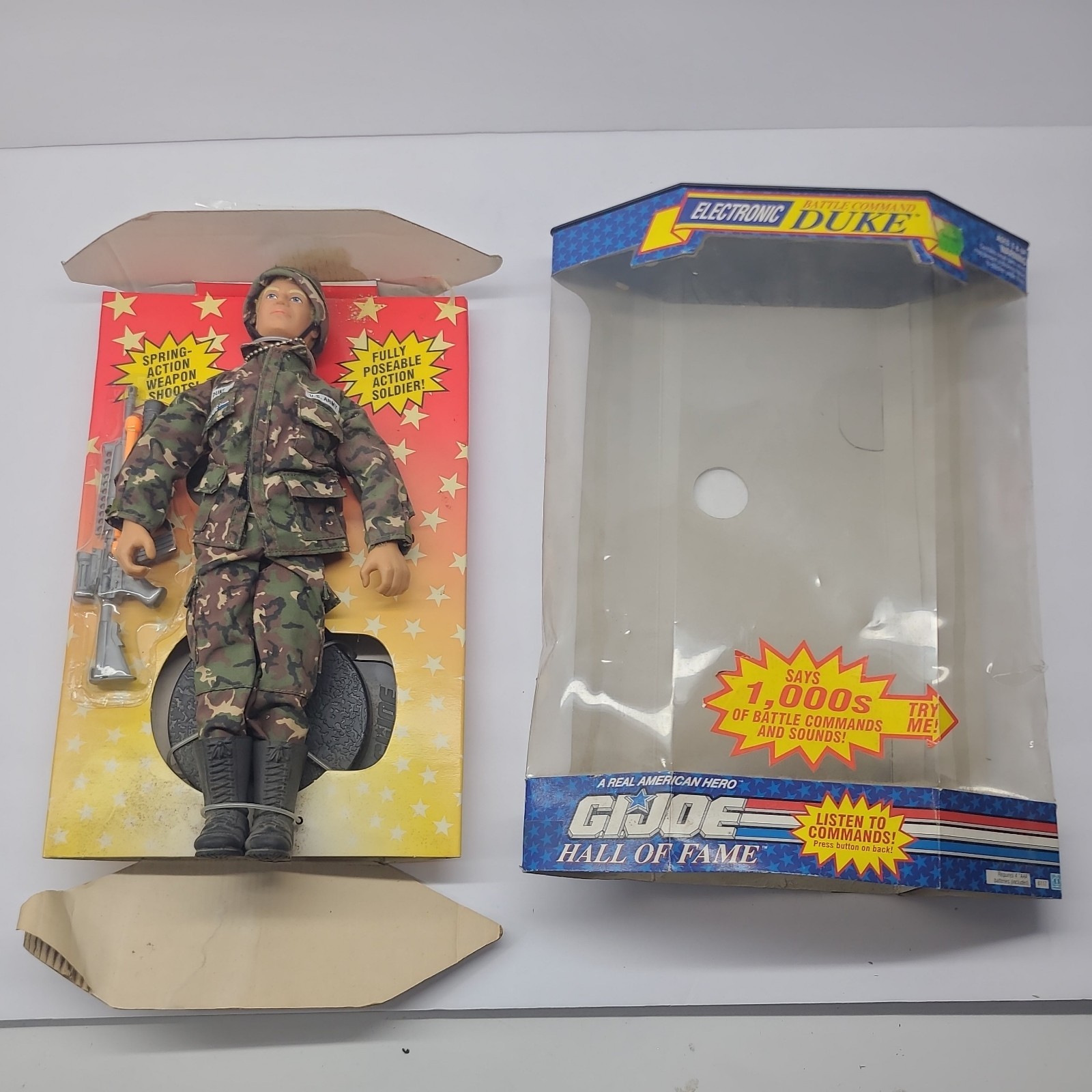 Hasbro 1992 GI Joe Hall Of Fame Electronic Battle Command Duke nuovo in confezione