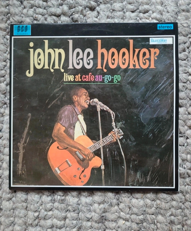 Vinyl LP: John Lee Hooker, live at cafe Au-Go-Go