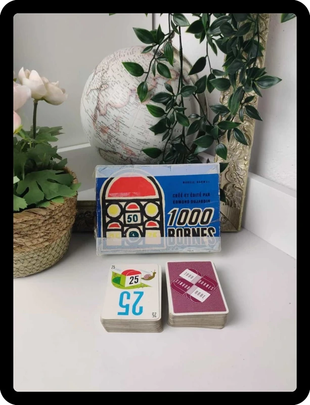 Mille Bornes Classique - Jeu de Cartes Vintage