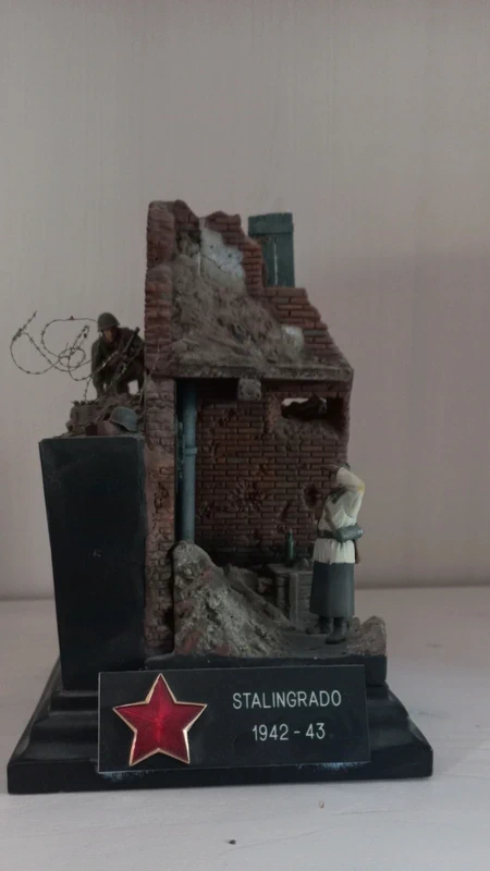Diorama Batalla de Stalingrado 1942-43.  Hecho a mano