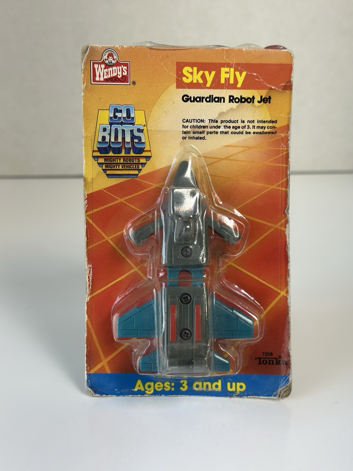 NUOVO 1986 Wendy’s Go Bots Tonka Sky Fly Guardian Robot Jet