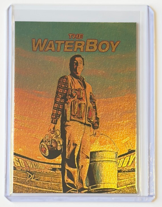The Water Boy Gold Plated Edition Artist Signed "Adam Sandler" Trading Card 1/1