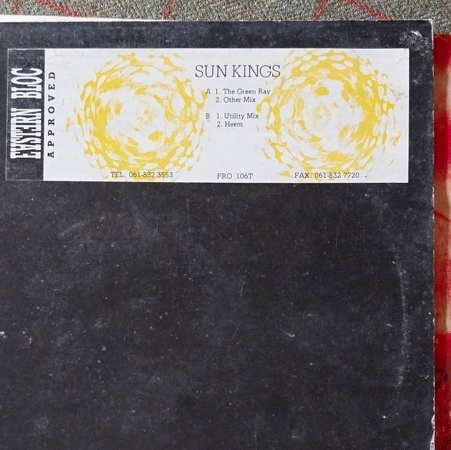 Sun Kings - Sun Kings 12" Vinyl EP White Label FRO 106T 1990 On Eastern Bloc