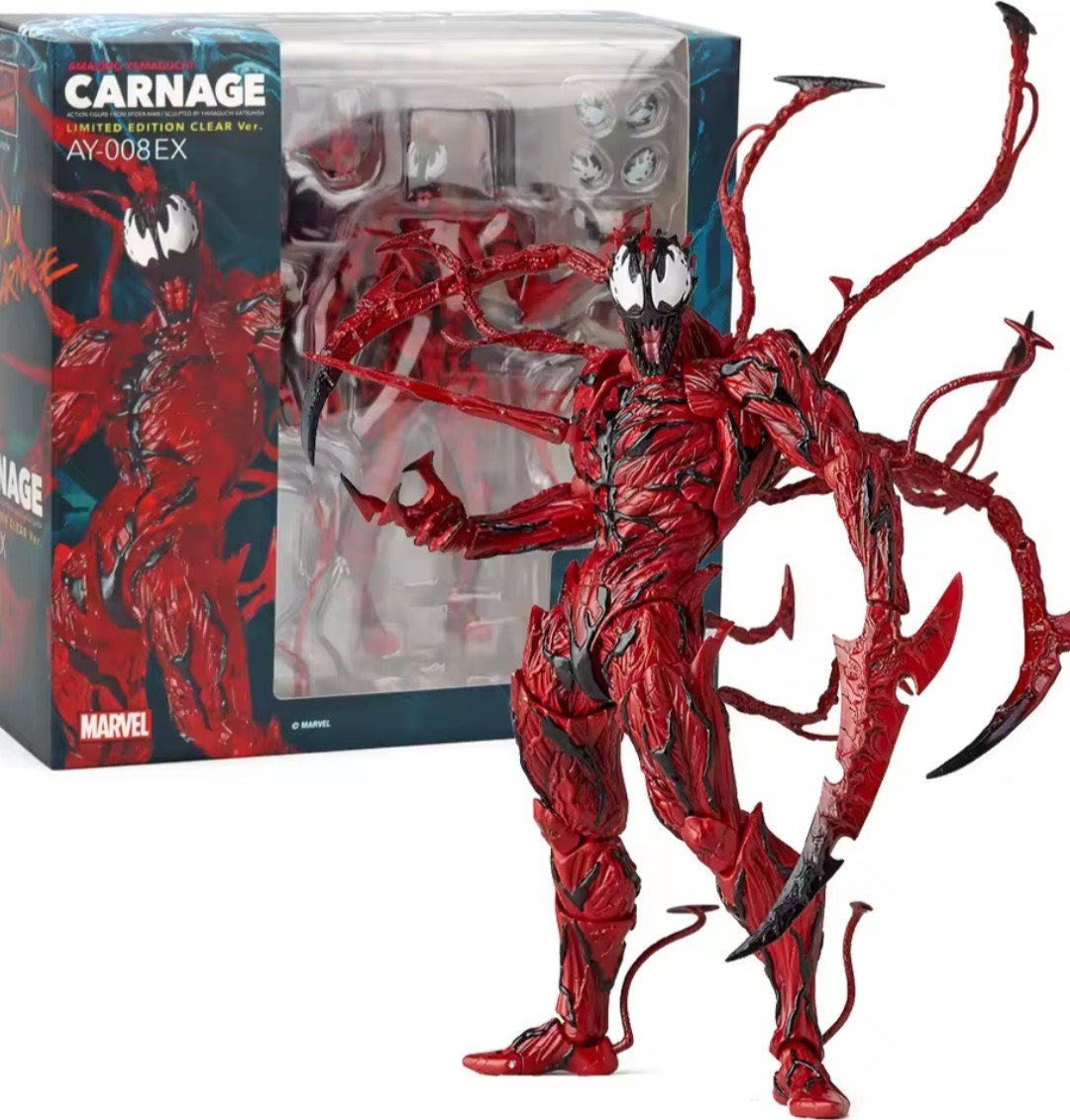 Incredibile Yamaguchi Carnage Figure Marvel Action Toy con Giunti Mobili