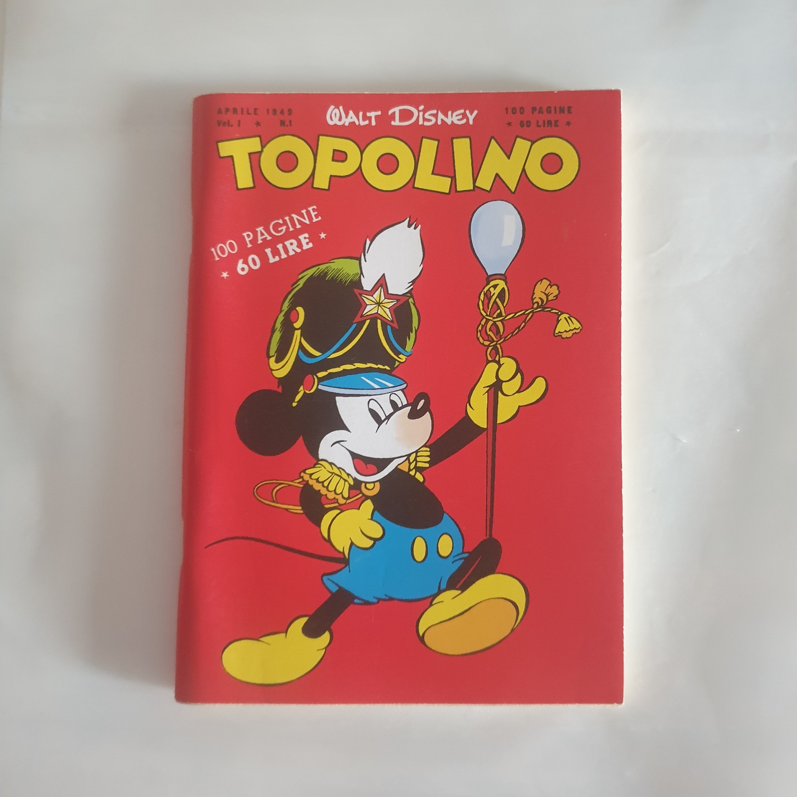 MONDADORI TOPOLINO n.1 OTTIMO COPIA ANASTATICA