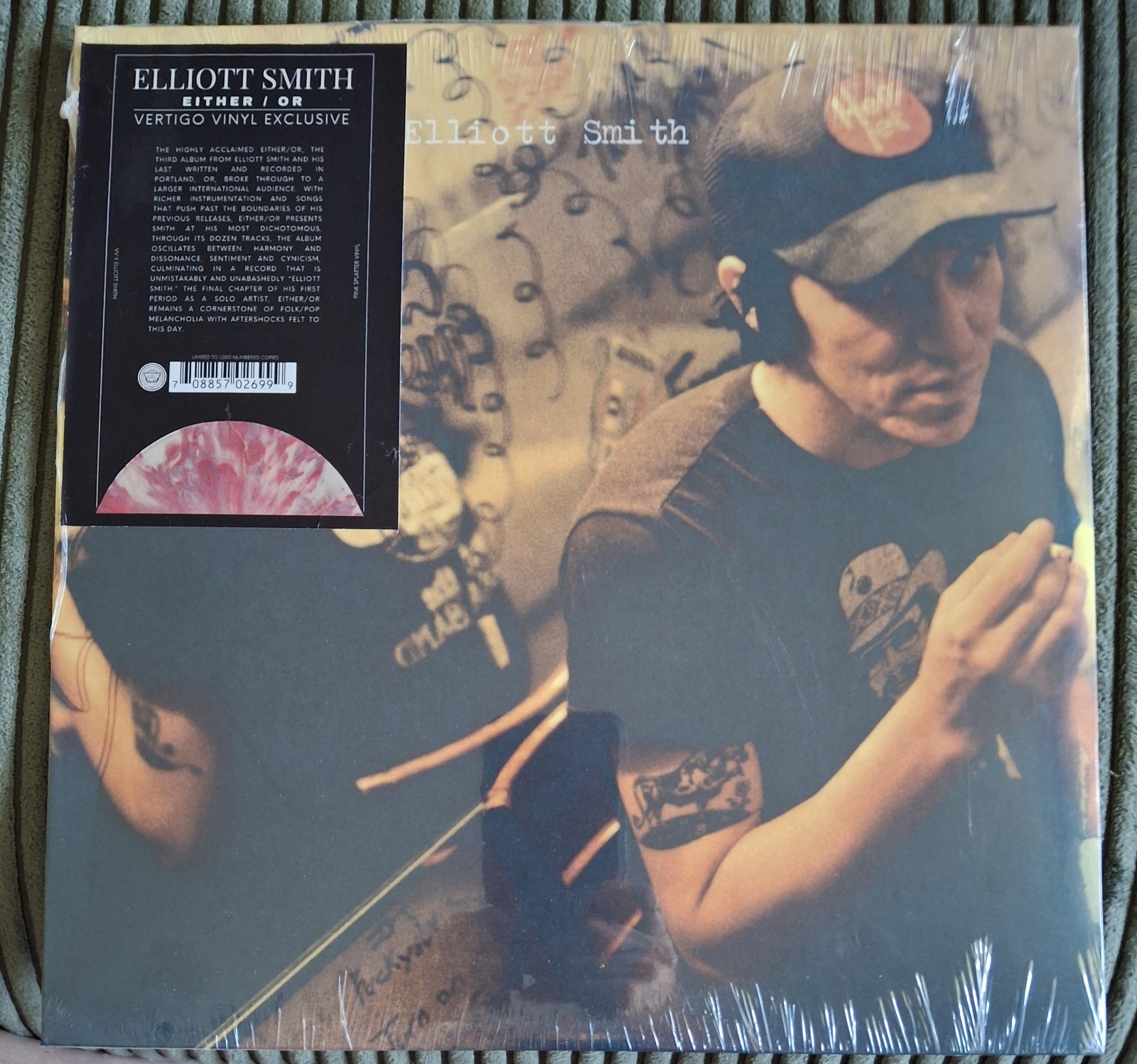 Elliott Smith - Either/Or - Vinyl LP - Vertigo Vinyl - Limited Edition SEALED 