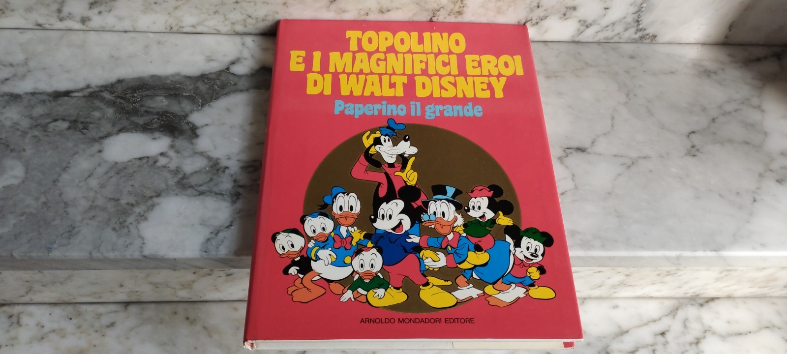 TOPOLINO CARTONATO PAPERINO IL GRANDE A COLORI MISURE CM 35 X CM 26,5