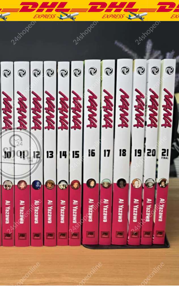NANA manga completo vol. 10-21 SET MEZZO/COMPLETO fumetti inglesi di Ai Yazawa