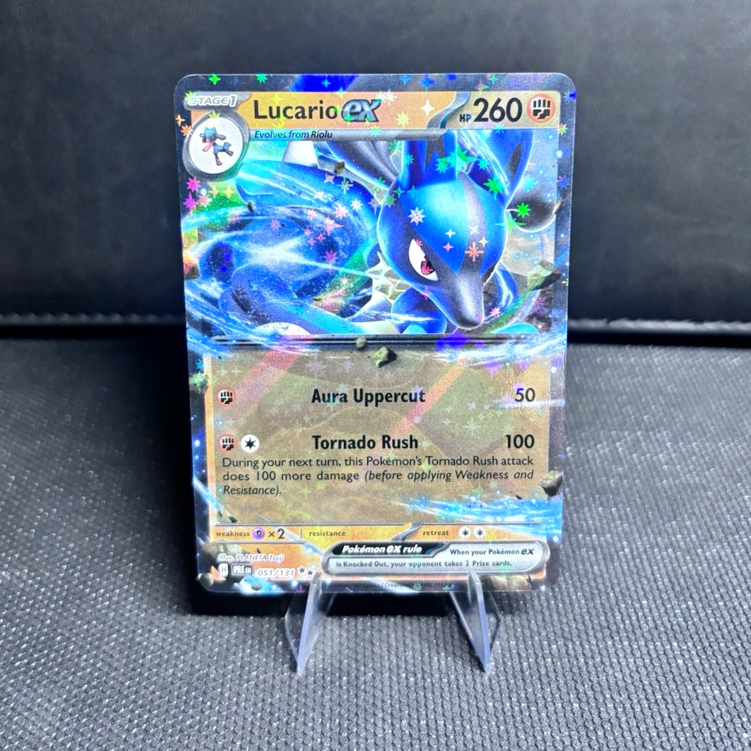 Pokémon TCG Lucario EX 55/111 Furious Fists Ultra Rare Full Art Holo 260HP EN