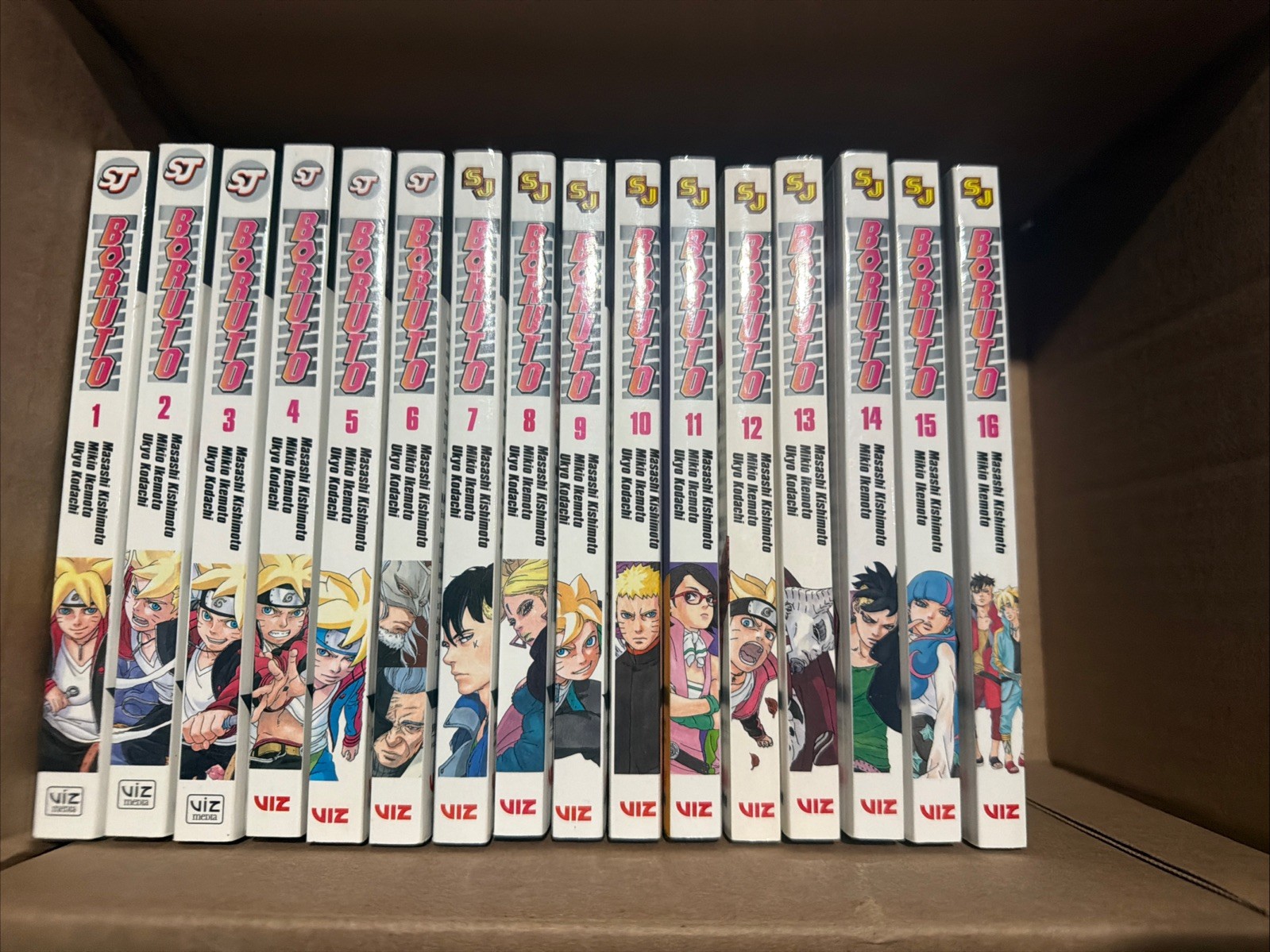 Boruto Naruto Next Generation Manga Volumi Inglese 1-16 Set Viz Media
