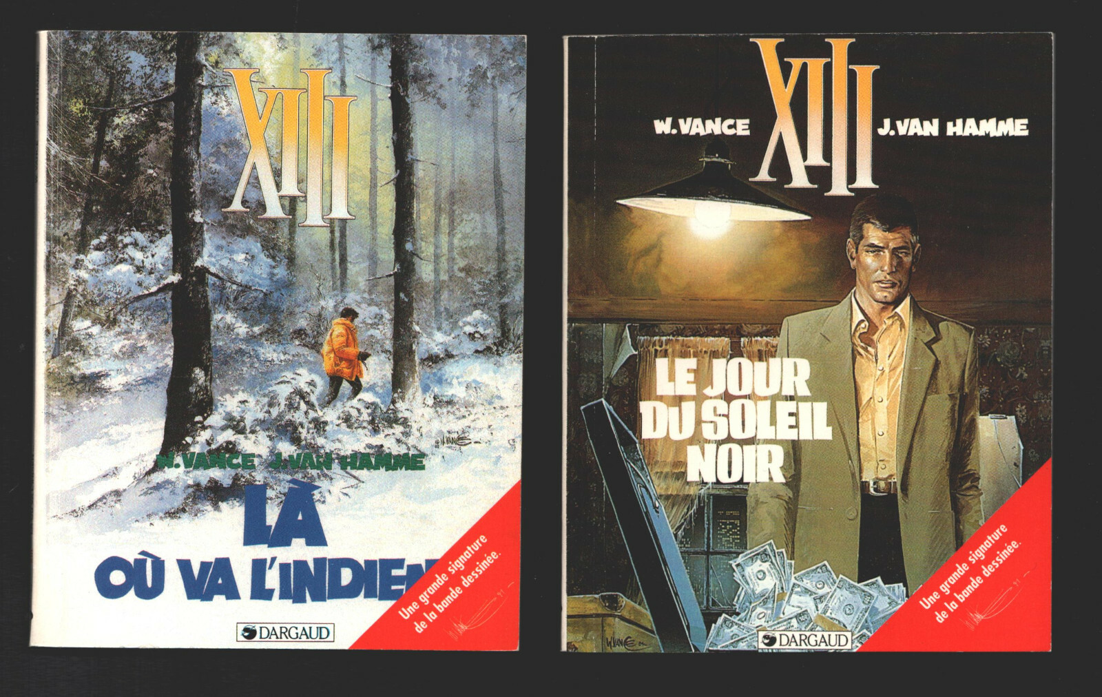 XIII ( TREIZE ) LE JOUR DU SOLEIL NOIR / LA OU VA L'INDIEN ALBUMS PROMOS TBE