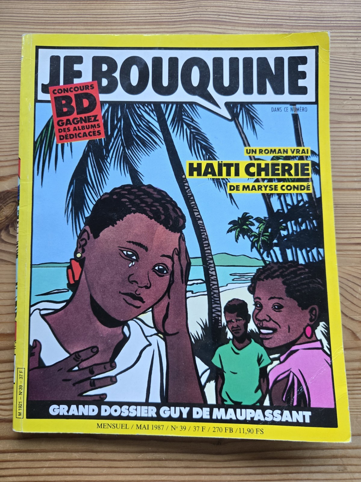 REVUE JE BOUQUINE N°39 mai 1987 marcelino truong  sandron isard wasterlain 