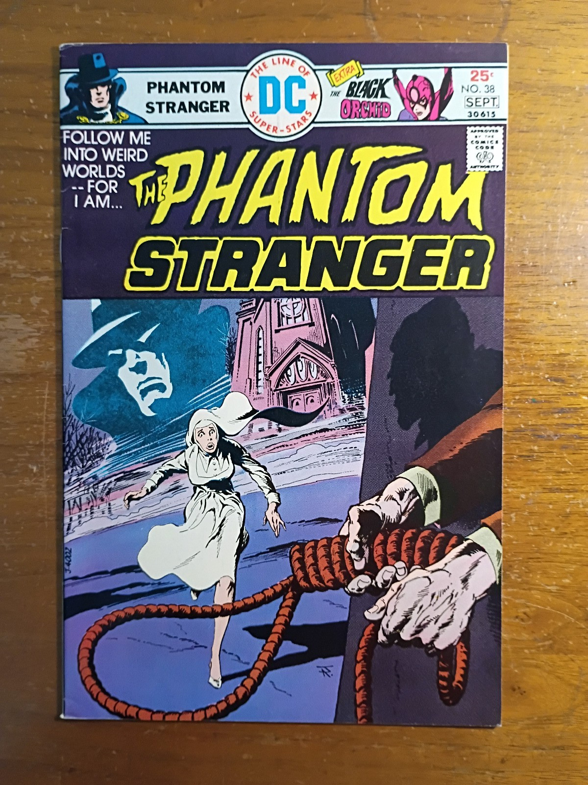 PHANTOM STRANGER # 38 DC COMICS BRONZO HORROR 1975 VF-