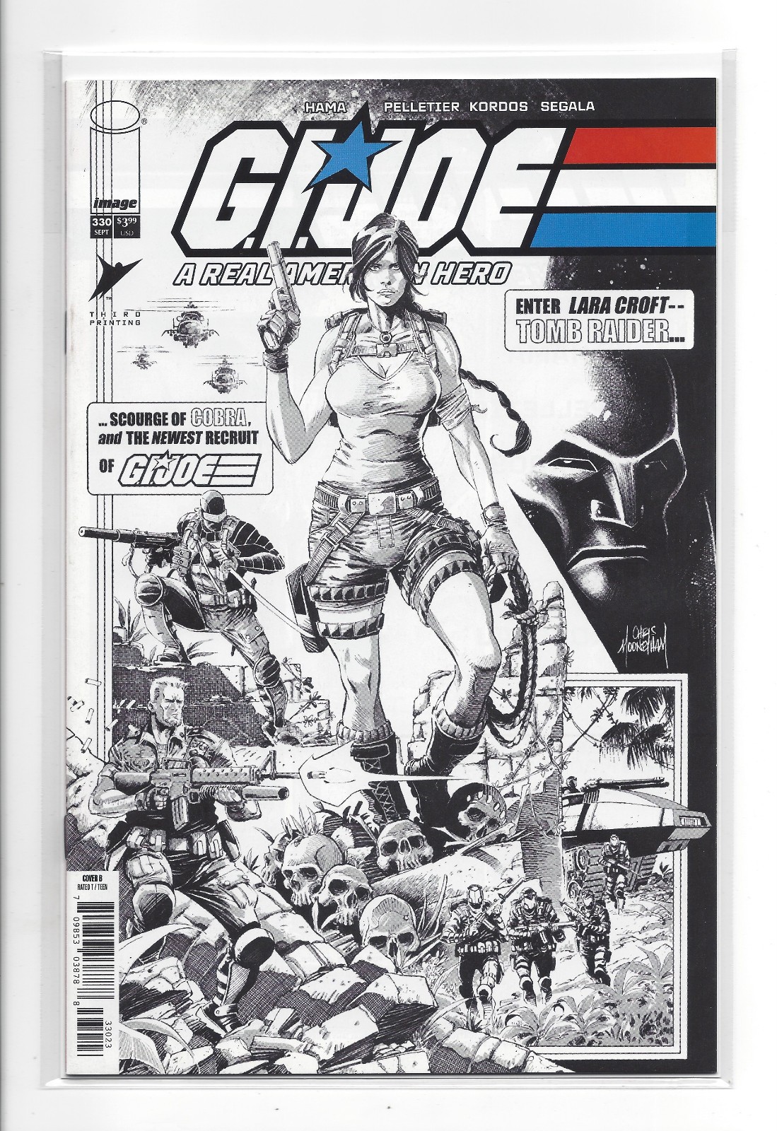 GI Joe Real American Hero #330 F terza stampa Chris Mooneyham quasi nuovo/nuovo + immagine 2026