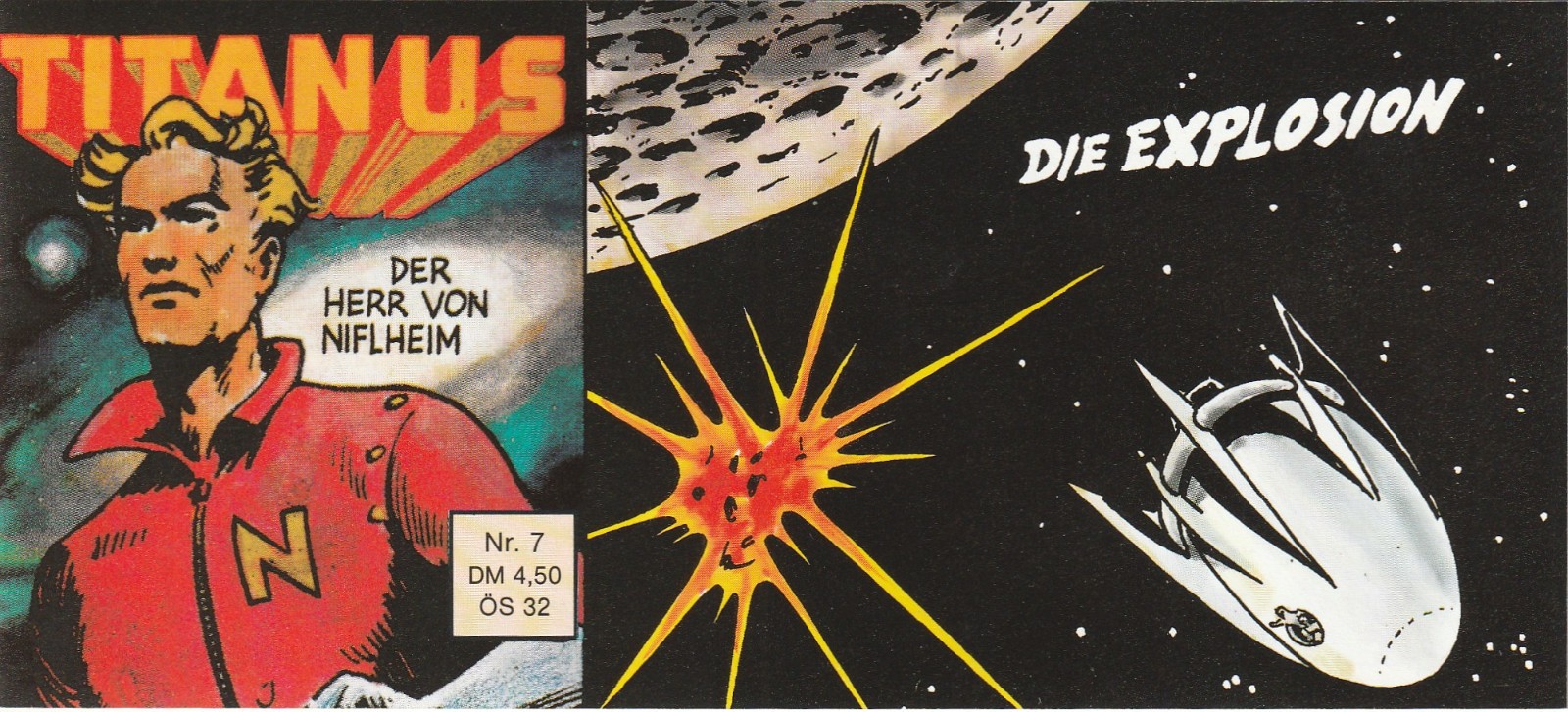 ✪ TITANUS #7 L'esplosione, Hutterer und Forest PICCOLO-COMICHEFT NUOVO